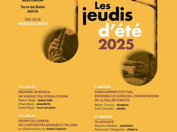 Les Jeudis d’été | Memorie in musica: un viaggio tra storia e suoni